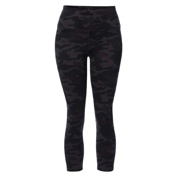 Women Black Printed Camo Legging High-waits - Picture 2 of 5